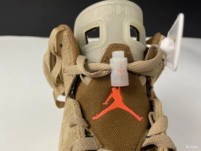 Reps TBK 6 Khaki British DH0690-200 Retro Air Travis Jordan Scott 0725